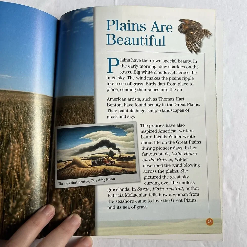 National Geographic Reading Expeditions The Land Around Us Plains Paperback Book